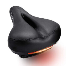 Dripex Gel Bike Seat Bicycle Saddle - Comfort Universal Cycle Saddle Wide Cushion Pad Waterproof for Women Men - Fits MTB Mountain Bike/Road