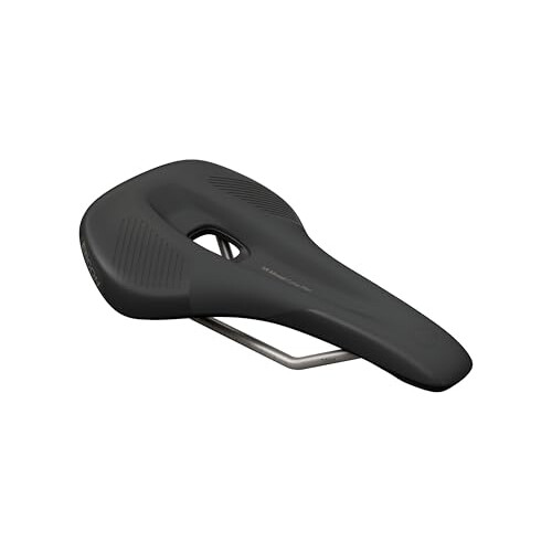 Ergon SR Allroad Comp Mens Bicycle Saddle, Nylon Shell and TiNox Rails, Black, Size Small/Medium
