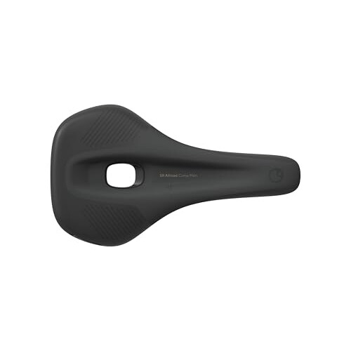 Ergon SR Allroad Comp Mens Bicycle Saddle, Nylon Shell and TiNox Rails, Black, Size Small/Medium 1