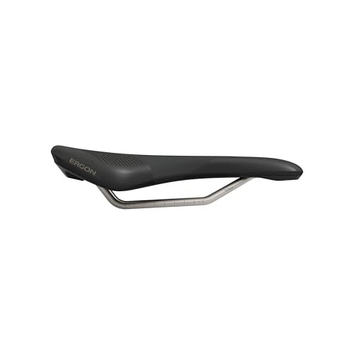 Ergon SR Allroad Comp Mens Bicycle Saddle, Nylon Shell and TiNox Rails, Black, Size Small/Medium 2