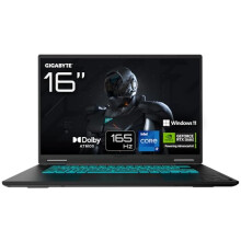 Gigabyte GAMING A16 CWH Gaming Laptop - 16.0“, 165Hz WUXGA, Intel core 7-13620H, NVIDIA RTX 5070, 16GB DDR5 5200MHz, 1 x Gen4 1TB SDD, Win 11 Home,