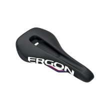 Ergon SM Enduro Mens Pro Saddle with Titanium Oil Slick Rails, Black, Size Medium/Large