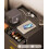 Mondeer Bedside Table with Charging Station, LED, Hidden Drawer 4