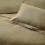 Yard Waffle Duvet Set - Single - Olive 3