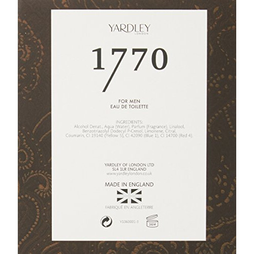 Yardley Yardley 1770 Eau De Toilette for Men 50 ml 2