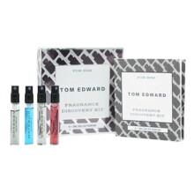 Tom Edward Fragrance Discovery Kit, Eau de Parfum Gift Set For Him, 4 x 3 ml | Long Lasting Perfume for Men