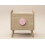 Flair Noah 2 Drawer Bedside Table Oak & Pink 5