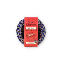 Spice Kitchen International Chilli Collection presentation gift set - 7 different types of Chillies, stainless steel spice and chilli storage tin,