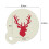 Stag Coffee Duster Cake Cupcake Cookie Drinks Stencil 350 Micron Mylar 8.5cm 2