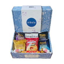 Luxury Lots of Love Biscuit and Sweet Treat Selection Hamper | Nibula Treats | Includes Biscuits, Rolos, Hot Chocolate and Love Hearts | Gift for