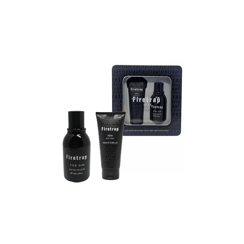 Firetrap For Him Gift Set, Eau De Toilette 75ml and Body Wash 100ml - Image 3
