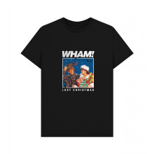 (L, Black) Wham Unisex Adult Last Christmas T-Shirt