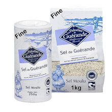Celtic Sea Salt Bundle Including 1kg Fine Le Paludier Sel de Guerande and 250g Fine Le Paludier Sel de Guerande Shaker