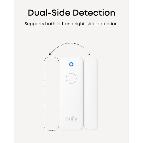 Eufy eufy Entry Sensor E20, Dual-Side Detection, Convenient Bypass Button 1