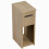 ComfortCove Narrow Bedside Table with Storage Shelf & Handle, Oak 5