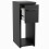ComfortCove Narrow Bedside Table with Storage Shelf & Handle, Black 4