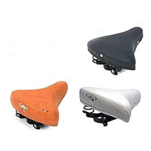 Montegrappa Sprung Saddle Ideal for Bicycle Graziella - Old-Time - R - Holland - White
