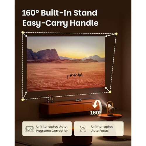 XGIMI Vibe One Battery Powered Mini 1080P Smart Portable Projector 2