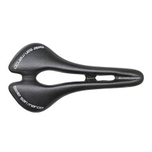 Selle San Marco - Aspide Supercomfort Open-Fit Dynamic Wide, Gravel Bike Saddle with Wide Seat and Oversized Gel Padding, Curved Shape and a Steel
