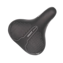 MVTEK ErgoFit Bike Saddle, Unisex Bike Seat, Bicycle Saddle with Prozone Padding, Suspension Saddle for Bikes 220 x 260 mm, Ergonomic City Bike