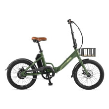 FabricBike Volt - Folding Electric Bike, 20 inch Adult Electric Bike, Ebike, 250W Motor, 36V 10Ah Removable Battery, Speed 25KM/H (Cayman Green Plus)