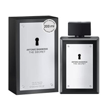 Banderas Perfumes - The Secret - Eau de Toilette for Men - Long Lasting - Elegant, Dynamic and Masculine Fragance - Fruity and Leather Notes - Ideal