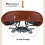 Bicycle Saddle, Universal Brown Rivets Bike Seat Comfortable Spring Bicycle Saddle with PU Leather 3