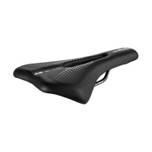 Selle Italia A3 Gel Flow – Bicycle Saddle with Gel, Comfortable, Anatomical Hole, Water Resistant and Suitable for All Types of Cycling – Black