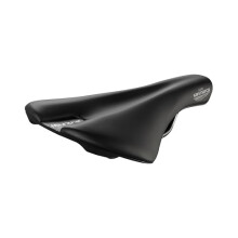 Selle San Marco Mantra Manganese Off-Road Bicycle Saddle, Gravel, Trail, Cross Country, Open Shell with Protective Cover, Flat Shape, Manganese Frame