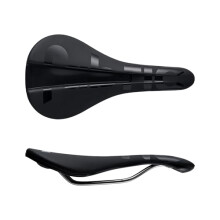 Fabric Line Race Team Shallow Bicycle Saddle - Titanium Rod - Comfortable Bicycle Saddle - 142mm x 282mm