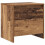 KTHLBRH Rustic Bedside Table with Storage Modern Design Engineered Wood Compact Rectangular Form 45 x 34 x 44.5 cm for Bedroom Nightstand Organizer 2