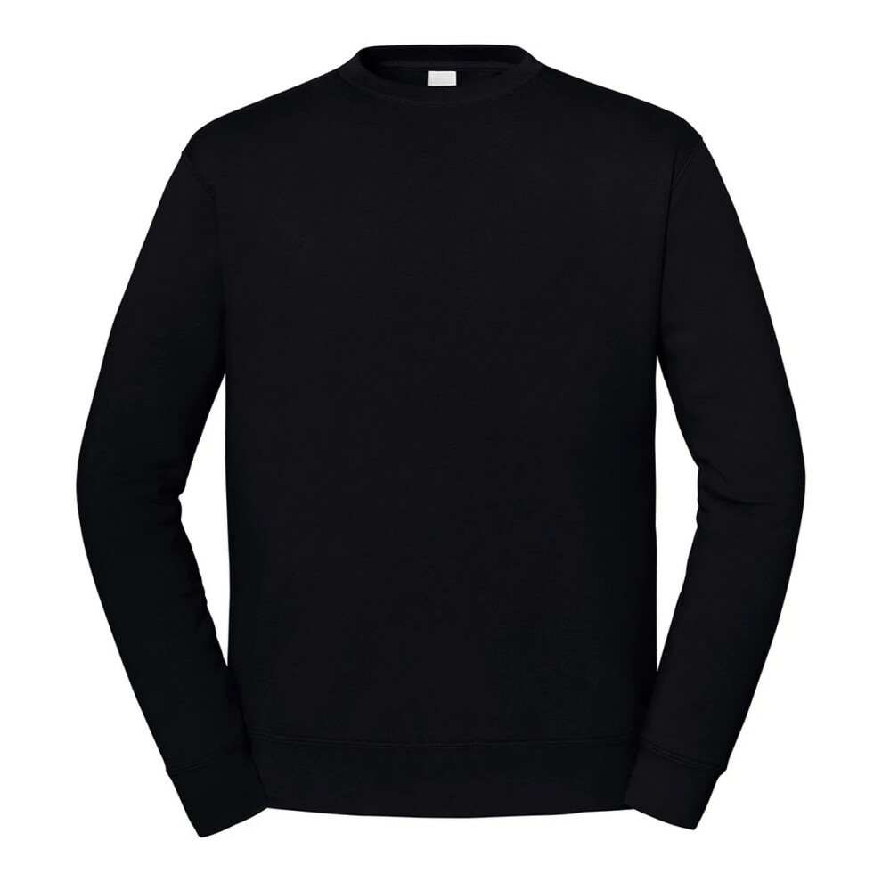 Fruit Of The Loom (L, Black) Mens Iconic Premium Set-In Sweatshirt