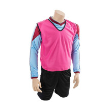 (4-9 Years, Pink) Precision Childrens/Kids Plain Mesh Training Bib