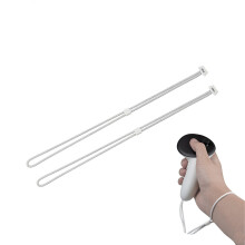 VR-Controller-Handgelenkschlaufen x2 — Verstellbare Nylon-Handschlaufen für sicheren, komfortablen VR-Spielspaß White