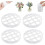 Grille de Fleur en Silicone Réutilisable 4PCS, Arranger de Fleurs en Silicone Élastique & Support de Vase 1