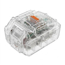 Boîtier Transparent de Batterie Lithium BL1830 10x18650 avec Carte PCB de Protection de Charge pour Batterie pour 18V