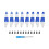 8PCS Propeller Blades for  Lito X1/Lito1  3 Low Noise  Drones Propeller Replacement Accessories C 1