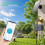 Solar WiFi Irrigation Timer  Irrigation System 2 Zone Timing Controller Programmable Timer Sprinkler for Garden,NPT 5