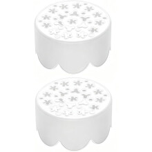 2 Pack Silicone Flower Arranging Grid, Reusable Vase Grid Flexible Silicone Grid Keeps Stems Evenly Spaced