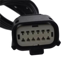 Car Headlight Connector Plug Pigtail Harness Black 68364272AA Fit for Charger & Ram 2500
