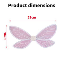 Girls Wings Fairy Wings, Kids Butterfly Wings Little Girls Wings Costume for Birthday Party Halloween Dress
