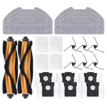 For D20 Air /F21/F21 Robot Vacuum Cleaner Accessories Main Side Brush Filter Mop Dust Bag Replacement