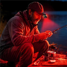 Rechargeable LED Hat Light Clip Cap, Aluminum Multicolor High Brightness Flashlight for Fishing Camping Repairing