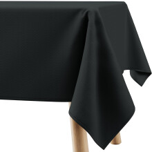 Modern Tablecloth Stain-Resistant Rectangular 130x180 cm Elegant Black — jacquard tablecloth, waterproof tablecloth