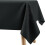 Modern Tablecloth Stain-Resistant Rectangular 130x180 cm Elegant Black — jacquard tablecloth, waterproof tablecloth 1