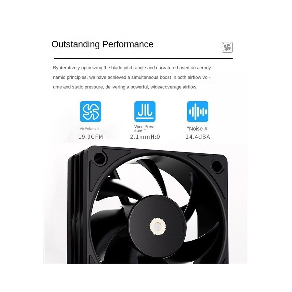 Pc Server Components GY-B6025 6cm Axial-Flow PWM Cooling Fan for -ITX, PC Power, 1U/2U ...