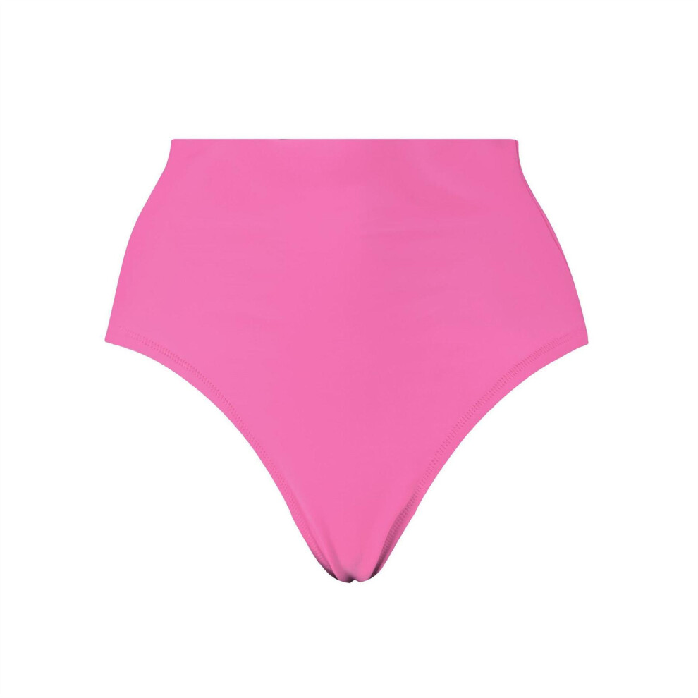 Puma (10 Uk, Fluorescent Pink) Womens/Ladies High Waist Bikini Bottoms