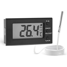 Digital Oven Thermometer with Probe -58F to 572F,High Low Temperature Alarm, LCD Display, Celsius/Fahrenheit