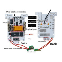 Protection Board for  18650 Battery Pack 9A Fast Charge Board with Temperature Control LED Indicator Button Board