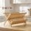HOMCOM 2-Tier Foldable Kitchen Storage Rack 3